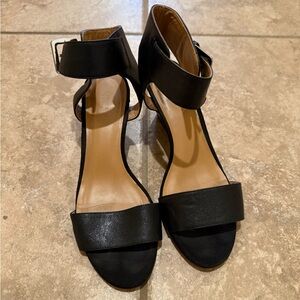 Nine West Black Pepperman Wedges
